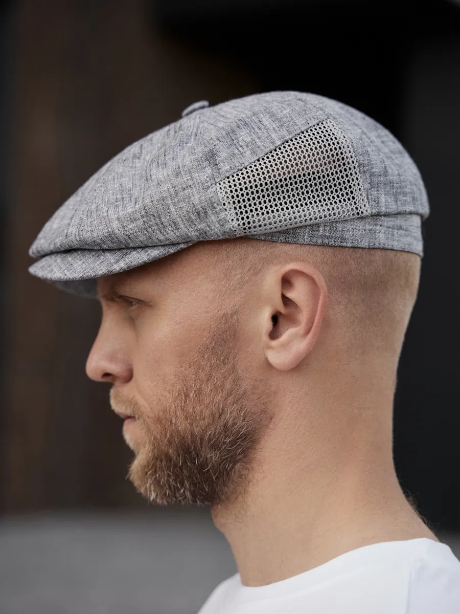 Кепка восьмиклинка летняя с сеткой