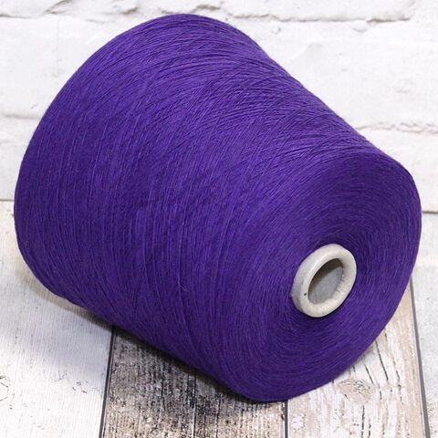 Смесовка с кашемиром (8%) LINSIEME BATIK 1/15 фиолетово-синий