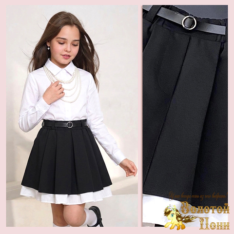 Юбка трикотаж д (8-12) 260427-G9046