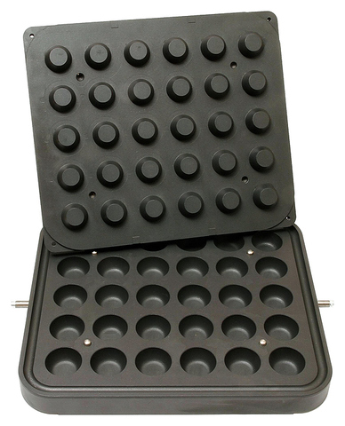 Форма для тарталетницы Kocateq DHTartmatic Plate 38 (круглые, верхний ? 45 мм, нижний ? 32 мм, 30 шт.)