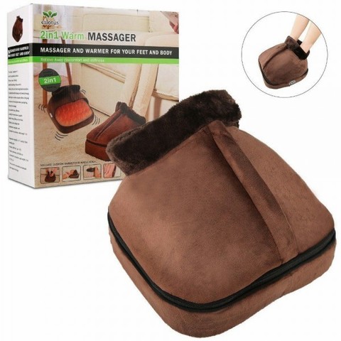 Массажёр тепловой для ног 2 в 1 Warm Massager