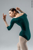 2 Sleeves leotard | bottle_green