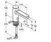 Kludi 3810505 Кран сенсорный (без смешивания), батарейка
