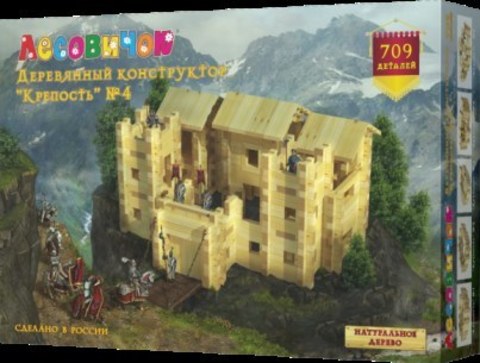 Конструктор Лесовичок Крепость №4 709 деталей les 020