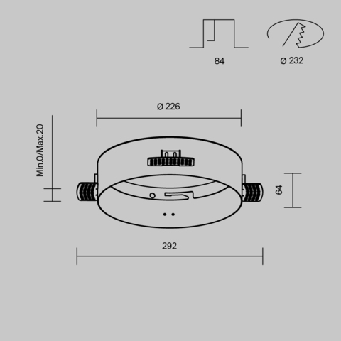 Аксессуар Maytoni Zon DLA032-TRS24-W