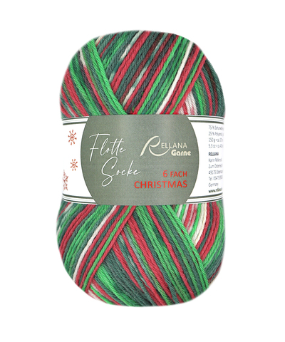 Rellana Flotte Socke Christmas 6-ply 2026