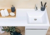 Aquanet Токио 239207 Тумба с раковиной, цвет: белый