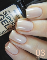 RELOUIS Лак для ногтей Super Gel Camouflage тон:03 beige