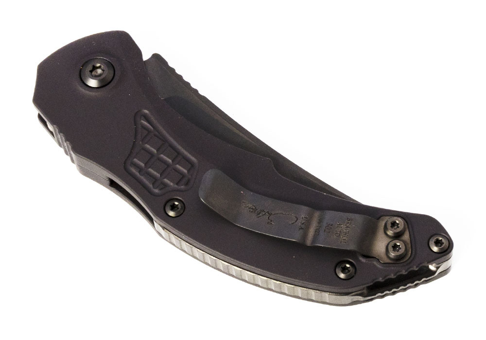 Нож Microtech Bastinelli Brachial DLC Shadow Serrated 268A-3DLCTSH