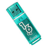 Флешка 16 GB USB 2.0 SmartBuy Glossy (Зеленый)