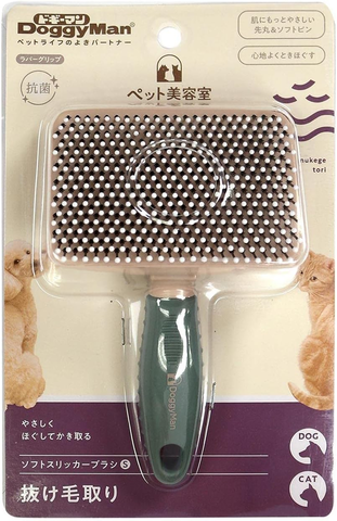 Мягкий сликер с капельками для короткой и средней шерсти кошек и собак, размер S