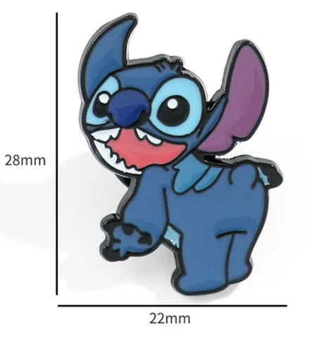 Лило и Стич значок металлический