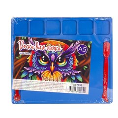 
          Доска для лепки Alingar А5, "Сова", 2 стека, с бортом, пластик, цвет ассорти