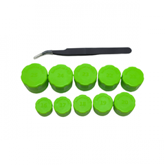 Gloss Work Набор для прорезки круглых отверстий в пленке. 10 шаблонов