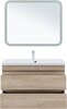 Aquanet 335883 Тумба с раковиной Нота new 100 цв.дуб светлый (335883)