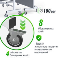 Профессиональный теннисный стол UNIX Line 25 мм MDF серый