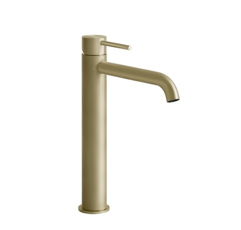 Gessi 316 Flessa 54006#727 Высокий смеситель для раковины (латунь шлифованная)