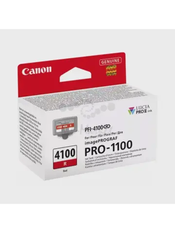 Картридж CANON PFI-4100 R для imagePROGRAF PRO-1100 (6785C001) red 80мл