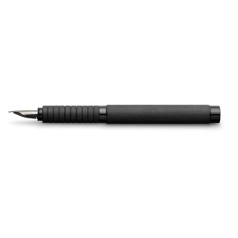 Ручка перьевая Faber-Castell Essentio Aluminium Black, F  (148481)