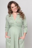 Платье для беременных 10343 хаки