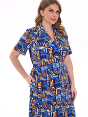 4536 Халат на пуговицах