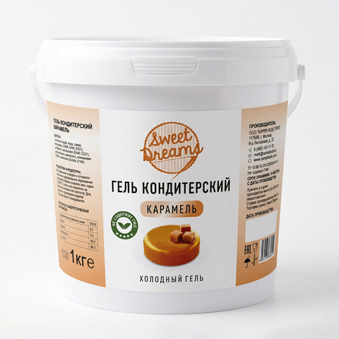 Гель карамельный (желейная глазурь), 1 кг