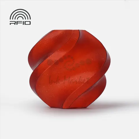 Пластик для 3D-печати Bambu Lab PLA Sparkle, 1.75 мм, 1 кг, красный с блёстками (Crimson Red Sparkle), на катушке, A08-R2-1.75-1000-SPL
