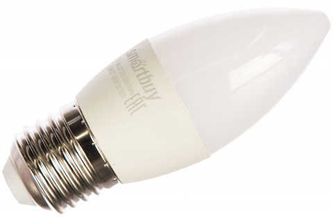 Лампа Светодиодная SMARTBUY SBL-C37-9_5-40K-E27 LED C37-9,5W/4000