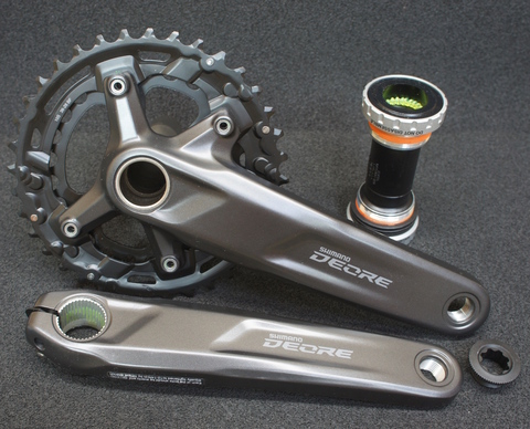 Шатуны Shimano Deore FC-М4100 36/26T HL2 175мм