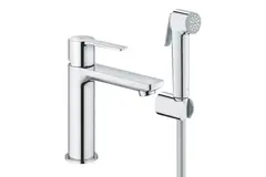 GROHE Lineare S-size 24190000 Смеситель для раковины с душевым гарнитуром, хром фото