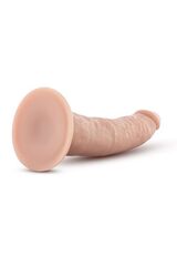 Телесный фаллоимитатор Dr. Skin 7 Inch Cock With Suction Cup - 19 см. - 