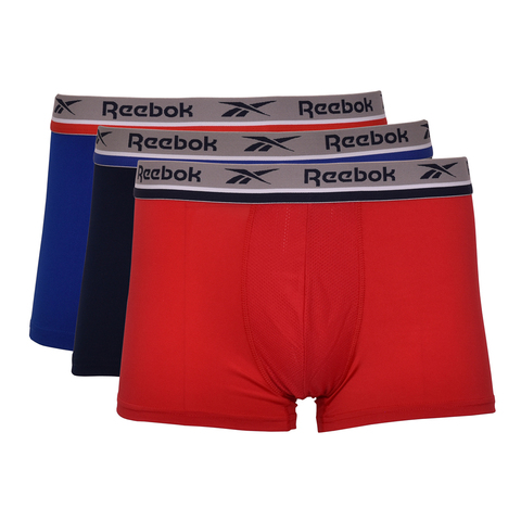 Боксерки теннисные Reebok Short Sports Trunk Elim 3P - bright cobalt/vector red/vector navy