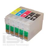 Картриджи перезаправляемые Epson Stylus Office T1100 комплект 5 штук. (ПЗК T0731, 1032, ,1033, 1034)