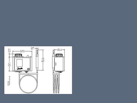 Термостат регулируемый KP73 Danfoss 060L111866