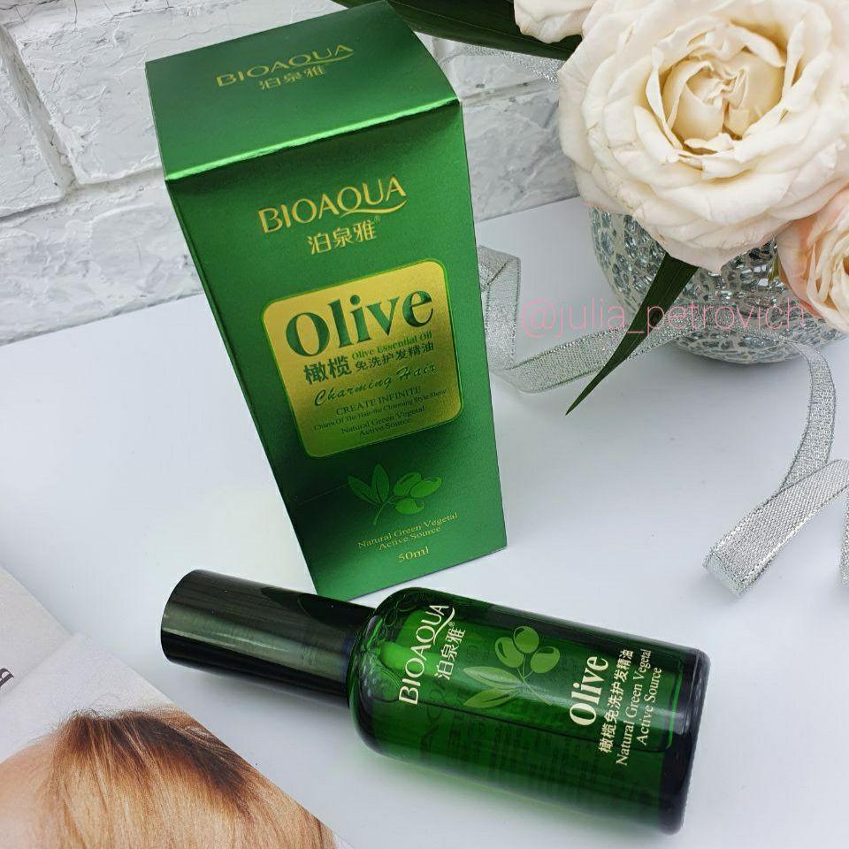 Масло для волос с экстрактом оливы BioAqua Olive Oil - купить по выгодной  цене | Beauty Patches - патчи, маски, сыворотки