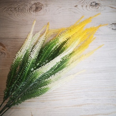 Зелень Папоротник свечка 5 веточек Шампань