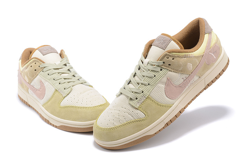 Nike sb dunk low green pink clearance