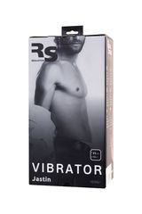 Телесный реалистичный вибратор Realstick Elite Vibro Justin - 21 см. - 