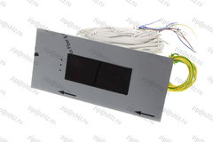 Указатель лифтовый в сборе, красная индикация, сатинированная (шлифованная) нержавеющая сталь, УМЛ ГОНГ (Ш) Н, 0502.12.00.800Н-03