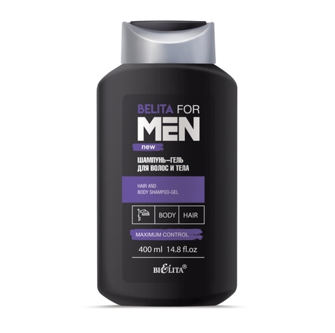 Belita For Men Шампунь-гель для волос и тела 400мл