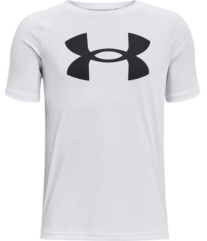 Детская теннисная футболка Under Armour Tech Big Logo SS - white