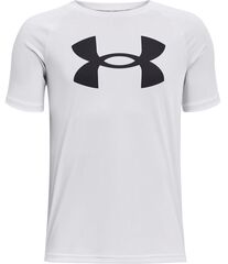 Детская теннисная футболка Under Armour Tech Big Logo SS - white