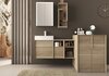 Cezares 55036 SPACE Шкафчик подвесной c двумя открытыми полками 55036 Frassino scuro, 30x45x50