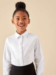 Рубашка школьная для девочки Next A05-640, Белый