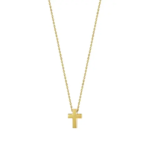 колье крестик