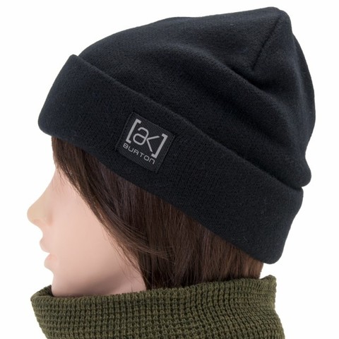 Картинка шапка Burton ak stagger beanie True Black - 3