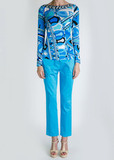 Топ из вискозы EMILIO PUCCI