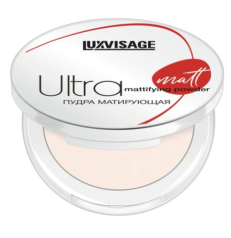 Пудра матирующая LUXVISAGE Ultra matt, тон 102