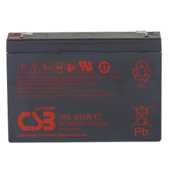 Аккумулятор CSB HRL634W F2 FR
