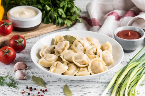 Пельмени рыбные